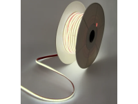 220 Voltu COB Led Lenta Balta (6500k) 12w/m Ūdensdroša IP67 100 Metri Rullis
